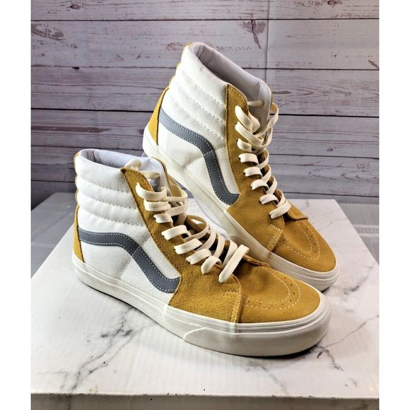 Vans | Shoes | Vans Sk8 Hi Gold Cream Suede High Top Shoes  display picture 1